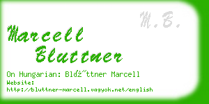 marcell bluttner business card